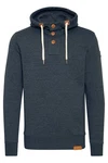 !Solid TripStrip Herren Kapuzenpullover Hoodie Pullover Mit Kapuze Knopfleiste Dunkelblau/Hellblau/Grau/Blau