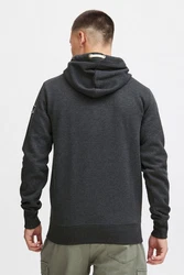 !Solid TripStrip Herren Kapuzenpullover Hoodie Pullover Mit Kapuze Knopfleiste Dunkelgrau/Hellgrau/Grau/Dunkelblau