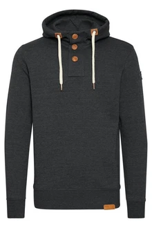 !Solid TripStrip Herren Kapuzenpullover Hoodie Pullover Mit Kapuze Knopfleiste Dunkelgrau/Hellgrau/Grau/Dunkelblau