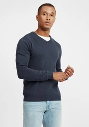 !Solid Strickpullover SDAlegre Blau/Dunkelblau