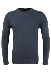 !Solid Strickpullover SDAlegre Blau/Dunkelblau