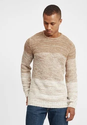 !Solid Strickpullover SDAyton Beige/Braun/Grau