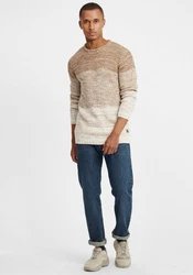 !Solid Strickpullover SDAyton Beige/Braun/Grau