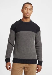 !Solid Strickpullover SDRapel Strickpulli aus Grobstrick