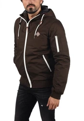!Solid Tilly Herren Übergangsjacke mit Kapuze Coffee Bean
