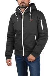 !Solid Tilly Herren Übergangsjacke mit Kapuze Dunkelgrau/Schwarz/Grau
