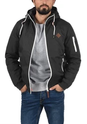 !Solid Tilly Herren Übergangsjacke mit Kapuze Dunkelgrau/Schwarz/Grau