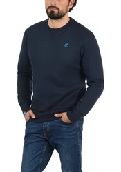!Solid Benn O-Neck Herren Sweatshirt Pullover Pulli Mit Rundhalsausschnitt Dunkelblau/Blau