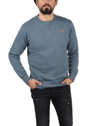 !Solid Benn O-Neck Herren Sweatshirt Pullover Pulli Mit Rundhalsausschnitt Dunkelblau/Blau/Hellblau