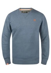 !Solid Benn O-Neck Herren Sweatshirt Pullover Pulli Mit Rundhalsausschnitt Dunkelblau/Blau/Hellblau
