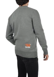 !Solid Benn O-Neck Herren Sweatshirt Pullover Pulli Mit Rundhalsausschnitt Grau/Dunkelgrau/Hellgrau