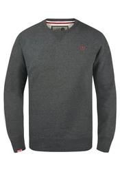 !Solid Benn O-Neck Herren Sweatshirt Pullover Pulli Mit Rundhalsausschnitt Dunkelgrau/Grau