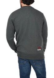 !Solid Benn O-Neck Herren Sweatshirt Pullover Pulli Mit Rundhalsausschnitt Dunkelgrau/Grau