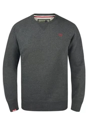 !Solid Benn O-Neck Herren Sweatshirt Pullover Pulli Mit Rundhalsausschnitt Dunkelgrau/Grau