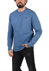 !Solid Benn O-Neck Herren Sweatshirt Pullover Pulli Mit Rundhalsausschnitt Faded Blue Melange