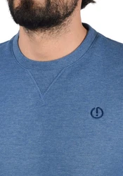 !Solid Benn O-Neck Herren Sweatshirt Pullover Pulli Mit Rundhalsausschnitt Faded Blue Melange