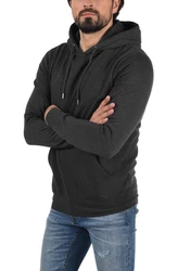 !Solid Kapuzensweatshirt SDBert Dunkelgrau/Schwarz/Grau