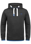 !Solid Benjamin Hood Herren Kapuzenpullover Hoodie Pullover Mit Kapuze Cross-Over-Kragen Und Fleece-Innenseite Dunkelblau/Dunkelgrau/Grau !Solid Benjamin Hood Herren Kapuzenpullover Hoodie Pullover Mit Kapuze Cross-Over-Kragen Und Fleece-Innenseite Dunkelblau/Dunkelgrau/Grau