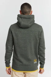 !Solid Benjamin Hood Herren Kapuzenpullover Hoodie Pullover Mit Kapuze Cross-Over-Kragen Und Fleece-Innenseite Grau/Dunkelgrün/Dunkelgrau/Hellgrau/Grün