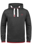 !Solid Benjamin Hood Herren Kapuzenpullover Hoodie Pullover Mit Kapuze Cross-Over-Kragen Und Fleece-Innenseite Dunkelgrau/Rot/Grau/Hellgrau/Dunkelrot !Solid Benjamin Hood Herren Kapuzenpullover Hoodie Pullover Mit Kapuze Cross-Over-Kragen Und Fleece-Innenseite Dunkelgrau/Rot/Grau/Hellgrau/Dunkelrot