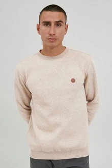 Indicode Sweatshirt mit Rundhalsausschnitt Beige/Khaki/Creme/Braun/Rosa/Orange