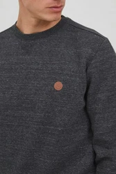 Indicode Sweatshirt mit Rundhalsausschnitt Dunkelgrau/Dunkelrot/Grau/Braun/Schwarz
