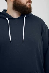 !Solid Hoodie SDTammo BT Basic Sweatshirt Dunkelblau/Blau