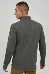 !Solid Sweatshirt SDKaran Troyer Kragen Grau/Dunkelgrau/Dunkelgrün/Hellgrau