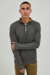 !Solid Sweatshirt SDKaran Troyer Kragen Grau/Dunkelgrau/Dunkelgrün/Hellgrau