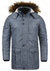 !Solid Winterjacke SDOctavus Dunkelblau/Grau/Blau/Hellblau