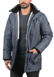 !Solid Winterjacke SDOctavus Dunkelblau/Grau/Blau/Hellblau