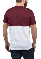 !Solid Kold Herren Rundhalsshirt Kurzarmshirt mit Streifen und Brusttasche 
