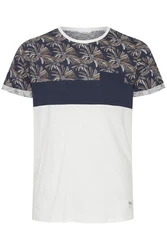 !Solid Herren T-Shirt Kurzarm Shirt Florian Rundhals-Ausschnitt Weiß/Blau/Schwarz/Creme/Dunkelblau/Grau