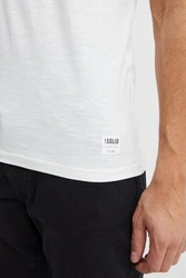 !Solid Herren T-Shirt Kurzarm Shirt Florian Rundhals-Ausschnitt Weiß/Blau/Schwarz/Creme/Dunkelblau/Grau