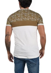 !Solid Herren T-Shirt Kurzarm Shirt Florian Rundhals-Ausschnitt Creme/Beige/Weiß/Dunkelgrün/Braun/Khaki