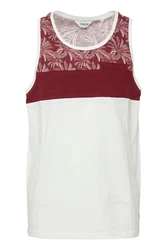 !Solid Tanktop SDFlo Bordeaux/Dunkelrot/Rot