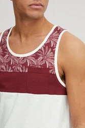 !Solid Tanktop SDFlo Bordeaux/Dunkelrot/Rot