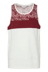 !Solid Tanktop SDFlo Bordeaux/Dunkelrot/Rot