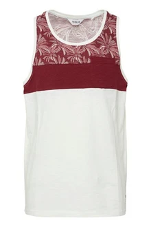 !Solid Tanktop SDFlo Bordeaux/Dunkelrot/Rot