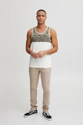 !Solid Tanktop SDFlo Creme/Weiß/Khaki/Beige/Dunkelgrün