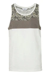 !Solid Tanktop SDFlo Creme/Weiß/Khaki/Beige/Dunkelgrün