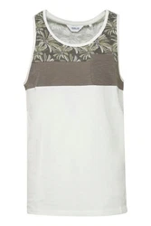 !Solid Tanktop SDFlo Creme/Weiß/Khaki/Beige/Dunkelgrün