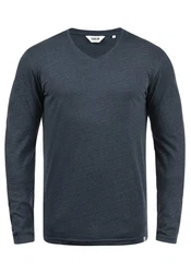 !Solid Langarmshirt SDBeda Longsleeve mit V-Ausschnitt 