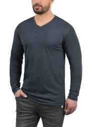 !Solid Langarmshirt SDBeda Longsleeve mit V-Ausschnitt 
