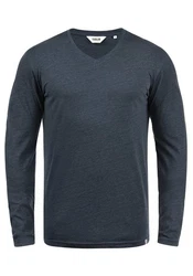 !Solid Langarmshirt SDBeda Longsleeve mit V-Ausschnitt 