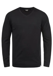 !Solid Langarmshirt SDBeda Longsleeve mit V-Ausschnitt 