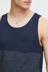 Solid Tanktop SDMinho Hemd Dunkelblau/Grau