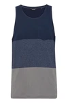 Solid Tanktop SDMinho Hemd Dunkelblau/Grau