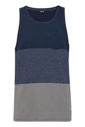 Solid Tanktop SDMinho Hemd Dunkelblau/Grau