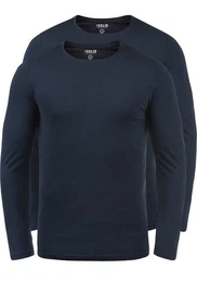 !Solid Rundhalsshirt SDBasal Langarmshirts im 2er-Pack